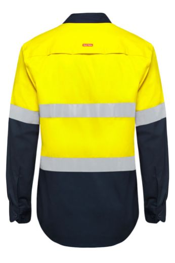 Picture of Hard Yakka DRILLSHIRT VENTED WITH TAPE L/S